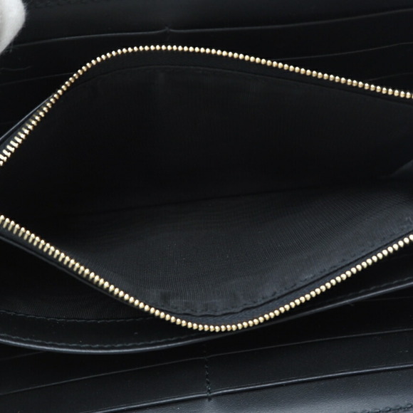 GUCCI GG Leather Zip-Around Wallet 795176 Black Men's Long